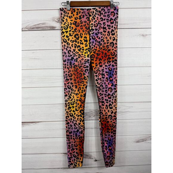 Savage X Fenty Animal‎ Print High Waisted Leggings Bright Colors Women's Large - Picture 6 of 8